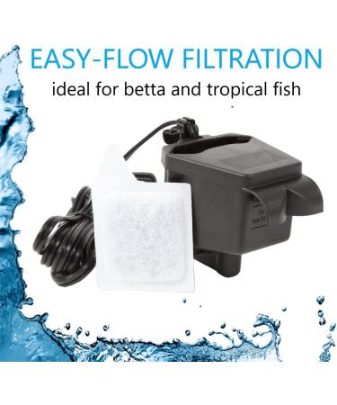 AquaView 3.5-Gallon Aquarium Starter Kit with Power Filter & LED Lighting - Ideal for Various Fish - 7 Color Selections - Buy Online on GoSupps.com