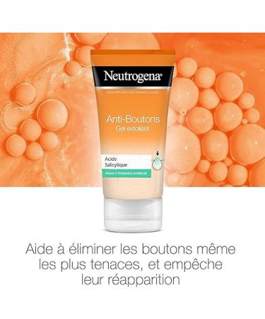 Neutrogena Anti-Button Peeling Gel 150ml | Salicylic Acid for Acne-Prone Skin | Fragrance-Free | International Shipping - Buy Online on GoSupps.com