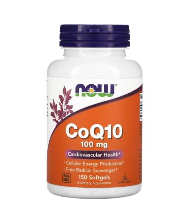Now Foods CoQ10 100 mg (150 Softgels) 1 Pack