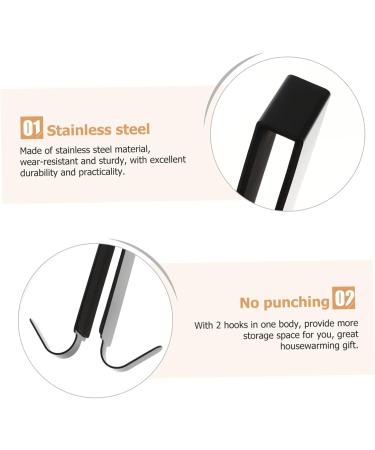 Hohopeti Door Hook Coat Hangers Door Towel Racks Wallet Over The Door Towel Mount Clothes Hook - Buy Online on GoSupps.com