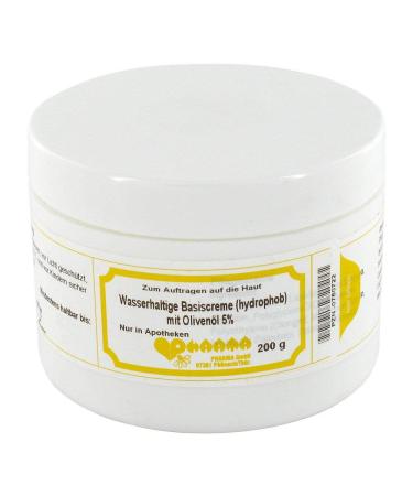 WATER-BASED hydrophobic base cream with 5% olive oil 200 g