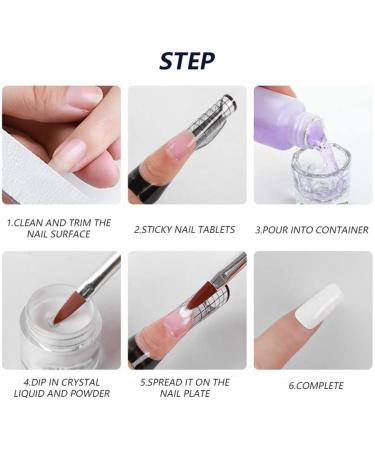 Acrylic Monomer Liquid 40ml Non-Yellowing Manicure Crystal Powder Carving Fluid Acrylic Liquid Monomer for Acrylic Powder Acrylic Nail Liquid Professional Acrylic Monomer Liquid - Buy Online on GoSupps.com