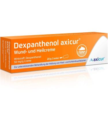 Dexpanthenol Axicur Healing Cream for Dry & Cracked Skin 20g - Moisturizing Treatment - Buy Online on GoSupps.com
