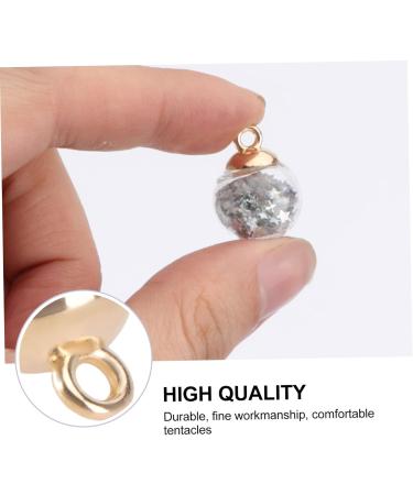 Zerodeko 30pcs Diy Accessories Earrings Jewlery Decor Diy Accessory Diy Handmade Accessory Earring Accessory Sequined Balls Sequined Adornment Glass Ball Pendant Crystal Supplies - Buy Online on GoSupps.com
