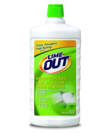 Lime OUT Heavy-Duty Rust, Lime & Calcium Stain Remover, Multi Purpose Cleaner, 24 Ounce, 1 Pack