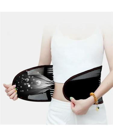 Adjustable Waist Trainer Belt Unisex Lower Back Brace Spine Support Waist Belt Orthopedic Black L - Buy Online on GoSupps.com