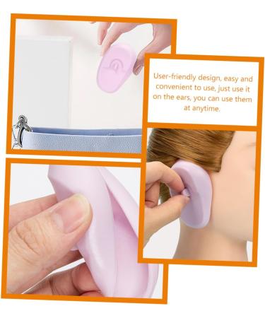 NOLITOY Earmuffs - 3 Pairs Colored Ear Covers for Hair Drying & Showering | Pink Bathroom Accessories & Ear Protection - Buy Online on GoSupps.com