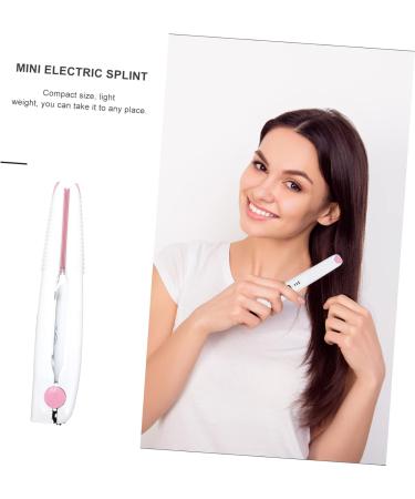 SKISUNO Small Curling Wand Operated Mini up Adjustable for Options Rechargeable to in Home Curler Small Cordless Travel Women 20X3.5X2.5CM White - Buy Online on GoSupps.com