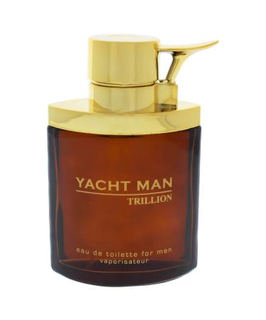 Myrurgia Myrurgia Yacht man trillion by myrurgia for men - 3.4 Ounce edt spray 3.4 Ounce Fresh 3.4 - Buy Online on GoSupps.com