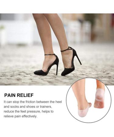 Buy Silicone Gel Socks for Heel Protection - Breathable Foot Sleeves for Cracked Heels & Plantar Fasciitis Pain Relief | Unisex - Buy Online on GoSupps.com