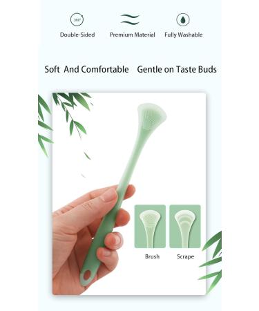 Tongue Scraper & Brush Gel Kit (5 in 1) | Freshen Breath Improve Hygiene | Minty Care for Adults & Kids - Buy Online on GoSupps.com