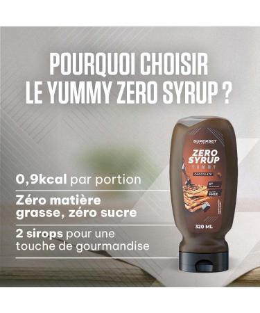 Superset Nutrition | Yummy Zero Syrup (320 ml) | Zero Syrups | Ultra Gourmet Zero Calorie Syrups - Buy Online on GoSupps.com