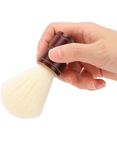 Premium Shaving Brush for Men - Soft Nylon Wool Wooden Handle | Professional Bar Cleaning Tool for Home & Salon - Buy Online on GoSupps.com