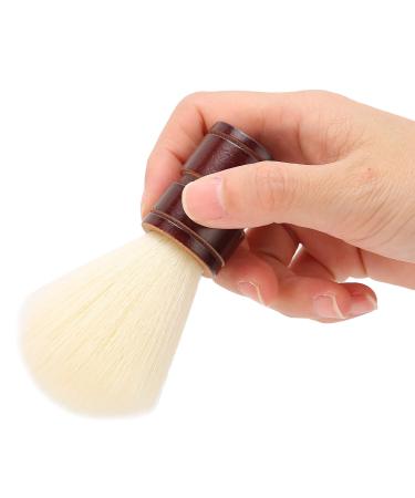 Shaving Brush Soft Nylon Wool Wooden Handle Shaving Brushes For Men Professional Beard Cleaning Grooming Tool Shaving Brush For Wet Shave Barber Accessories