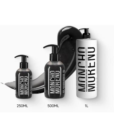  MONCHO MORENO MONCHO MORENO Bathman Detox Hair Shampoo with activated charcoal for oily roots and dry ends sebum-regulating 1 l - Buy Online on GoSupps.com