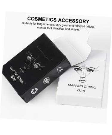 FOYTOKI 1box Black Eyebrow Measuring Tool Reliable Eyebrow Ruler Eyebrow Tattoos Ruler 6x4.5cm Black - Buy Online on GoSupps.com