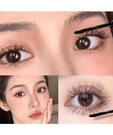 Flatter Peach Metal Mascara - Waterproof, Long Lasting, Extra Slim Wand, 2PCS Black - Buy Online on GoSupps.com