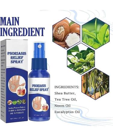 BIVOO Psoriasis Repair Spray - Herbal Treatment for Plaque Psoriasis - 2pcs Set - Buy Online on GoSupps.com