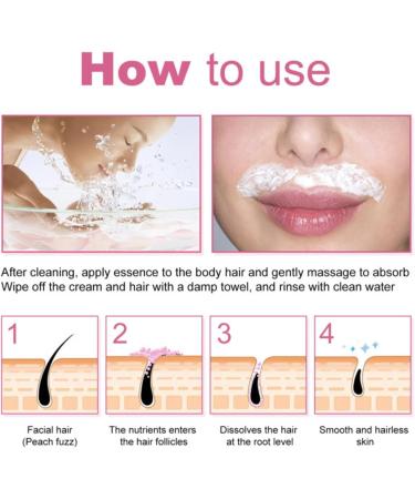 Cr me d pilatoire visage la p che pilateur doux et non irritant pour le visage cr me nourrissante pour femmes pilation en douceur l vre sup rieure menton et joues (1pcs) - Buy Online on GoSupps.com