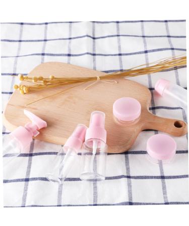 minkissy 1 Transparent Container Empty Bottle Container Small Spray Bottle Container Toner Spray Bottle Portable Sprinkling Bottle Travel Cosmetic Nine Piece Set 9X2cm Pink - Buy Online on GoSupps.com