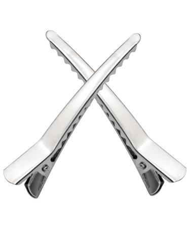100 Pcs 6CM Silver Alligator Hair Clips | Premium Hair Accessories for All Hairstyles | International Shipping Available - Buy Online on GoSupps.com