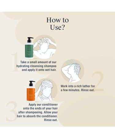 Natural Damage Repair Duo | Hydrating Shampoo & Conditioner | All-Natural Cruelty-Free Non-Toxic | Plant-Based Hair Care for Men & Women - Buy Online on GoSupps.com