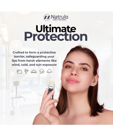 Beef Tallow Lip Balm Natural Tallow Beeswax Chapstick Hydrating Moisturizer Grass Fed Bison Tallow Balm Lip Care Soothes Chapped Dry Lips Sensitive Skin Long Lasting Vitamin Rich USA-Made 3Pk - Buy Online on GoSupps.com