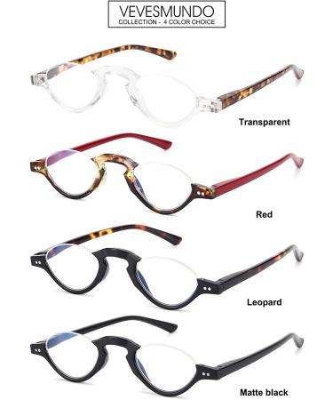 Vevesmundo Anti-Blue Light Reading Glasses for Men & Women - Modern Computer Glasses with 2.5X Magnification & Flexible Hinge - Protect Your Eyes from Digital Strain - Buy Online on GoSupps.com