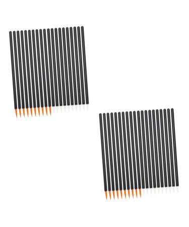 Housoutil 200 pcs Disposable Applicator Makeup Eye Brush Tools Eyelash Stick Eyeliner Mascara Cosmetic Wands 10x0.2cmx2pcs As Shownx2pcs
