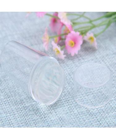 Aokeeu Clear Nail Art Stamper & Scraper Set | Transparent Silicone Marshmallow Manicure Tool | DIY Nail Stamp | International Shipping Available - Buy Online on GoSupps.com