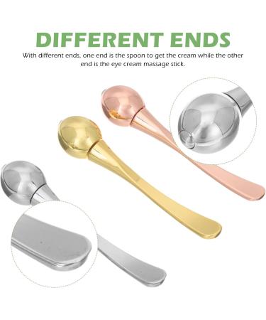  POPETPOP POPETPOP Ergonomic Eye Cream Roller for Skin Care Multifunctional Metal Spoon for Dividing - Buy Online on GoSupps.com