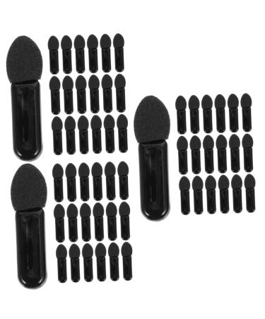 NOLITOY 300 Pcs Mini Eyeshadow Swab Eye Makeup Cosmetics Eyeshadw Brush Concealer Brush Plastic