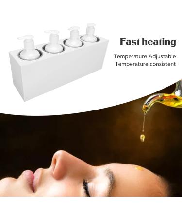 Premium Massage Oiler - 4 Bottles 9 Temp Settings Auto Shutdown Intelligent Cream Heater for salons | Rapid Lotion Warmer 110-250V - Buy Online on GoSupps.com