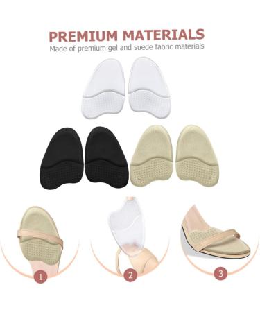 NOLITOY 12 Pairs Forefoot Pads - Invisible Gel Cushions for Ball of Foot Support | Metatarsal Shoe Inserts for Comfort | International Shipping Available - Buy Online on GoSupps.com