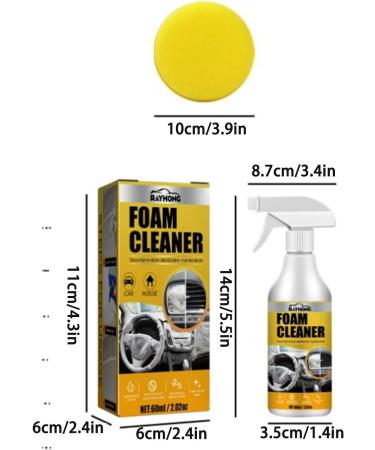Multi-Purpose Foam Cleaner Spray Car Interior Foam Refinisher Cleaner Car Seat Stain Remover All Around Master Foam Cleaner Interior Car Cleaner 2023 New Upholstery Foam Cleaner For Car (1pcs) - Buy Online on GoSupps.com