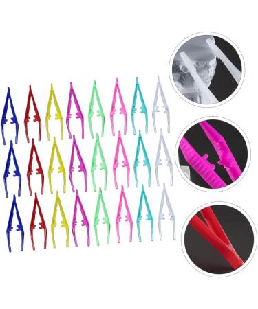 Magiclulu 24-Piece One-Way Tweezing Makeup Accessories Set for Men - Manicure Tweezers Eyelash & Nail Clips in Assorted Colors - Perfect for Cosmetics & Grooming - Buy Online on GoSupps.com