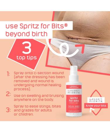 My Expert Midwife Spritz for Bits 150ml - Pregnancy & Postpartum Relief Spray - Buy Online on GoSupps.com