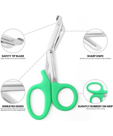 Utility Bandage Fire Rescue Tuff Cut Scissor CE-Approved Trauma Shears - Green 7.5 - Buy Online on GoSupps.com