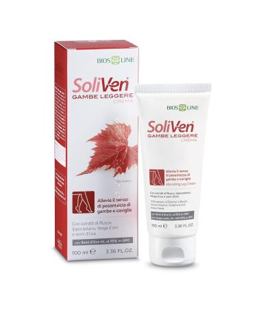 BIOSLINE SoliVenGeracht light cream leg cream relieves weight of the legs and ankles promotes microcirculation 100 ml