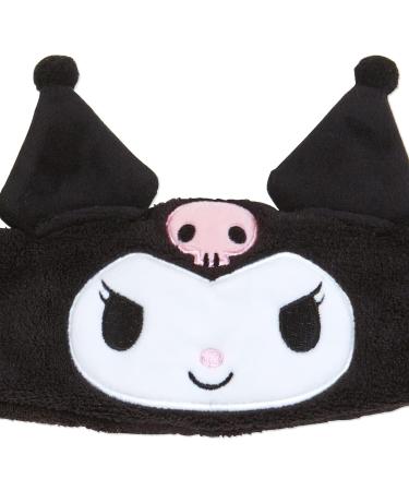 CASASO Kawaii Plush Headband - Cute and Stretchy Spa Headband for Washing Face, Makeup, Hair Wrap - Black - Buy Online on GoSupps.com