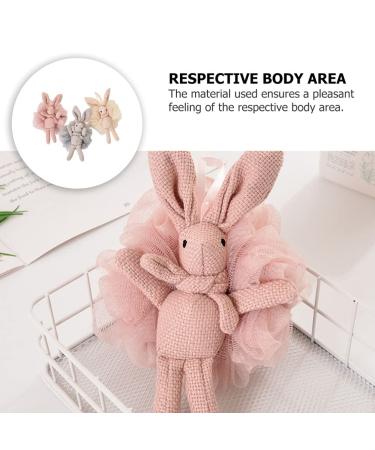 Beaupretty 3Pcs Bath Loofah Shower Animal Exfoliating Body Scrubber Set - Buy Online on GoSupps.com