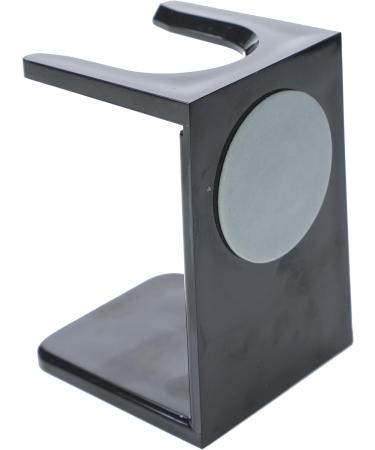 Shaving Brush Holder - Black Plastic with Red/Black Synthetic Hair Brush | International Shipping Available - Buy Online on GoSupps.com
