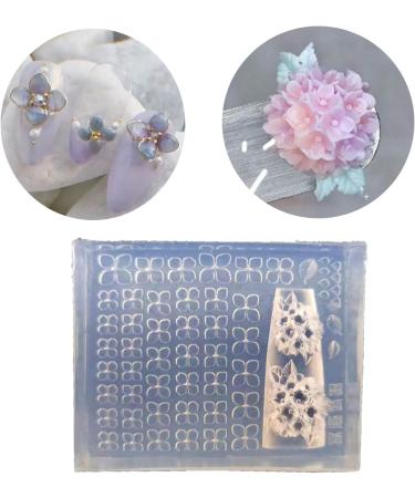 MCAORI 3D Nail Art Mold with Flower Patterns Template Carving Sticker Stencil Tools Creative Stunning Nail Decorations Moulds - Buy Online on GoSupps.com