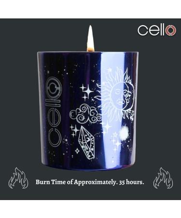 Celestial Blue Goldstone Scented Candle - Ideal Candle Gift for Men and Women - Buy Online on GoSupps.com