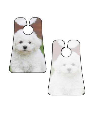 Buy Bichon Frise Dog Beard Bib Hair Catcher - Perfect Gift for Men | Shaving Apron for Father's Day Valentine's & Christmas - Buy Online on GoSupps.com