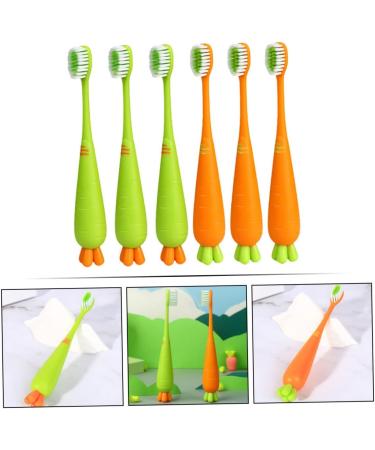 Healvian 6-Pack Soft Travel Toothbrushes for Kids | Sweet Manual Toothbrushes for Children - Buy Online on GoSupps.com
