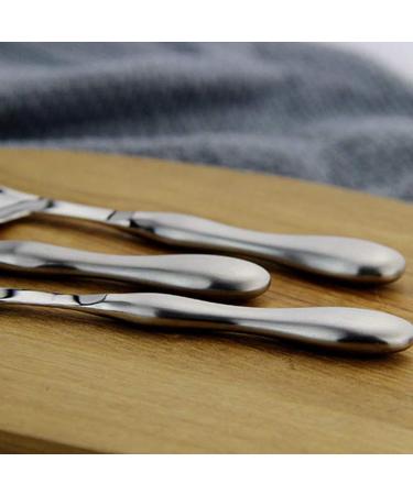 ALLWIN Adaptive Utensils 2Pcs Curved Spoon Set for Hand Tremors, Arthritis, Parkinson's - Right Handed Angled Spoons for Elderly Use - Buy Online on GoSupps.com