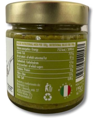  Brontedolci Pistachio Pistachio Pesto 190 g Brontedolci Italy - Buy Online on GoSupps.com
