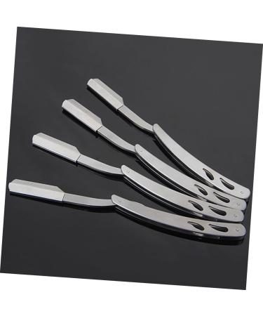 Beaupretty Vintage Razor Set for Men - 6-Piece Stainless Steel Foldable Razor Holder & Shaver Accessories - Ideal for Grooming & Shaving - Buy Online on GoSupps.com