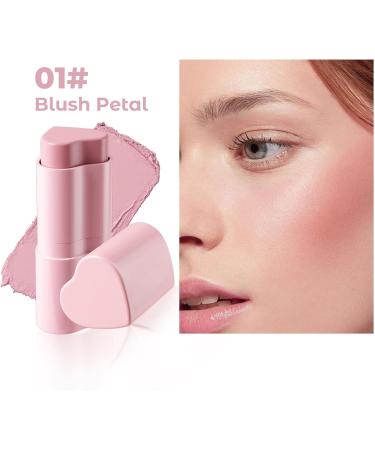 Heart-Shaped Cheek Blush 2-in-1 Cream Blush for Eyes for Natural-Looking Makeup on Lips Eyes Cheeks and Face for Women and Girls - Buy Online on GoSupps.com